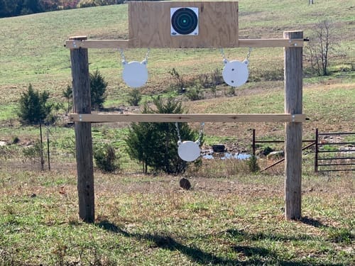 Customer photo review of AR500 Hanging Gongs