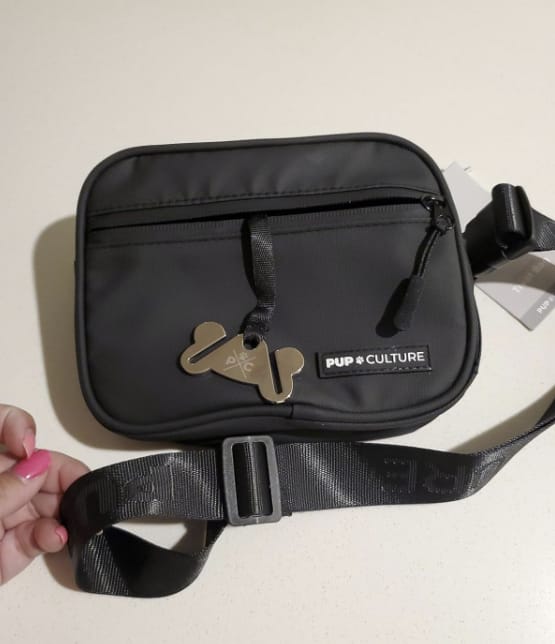 Customer photo review of Cross Body Dog Treat Bag *50% OFF Launch Sale*