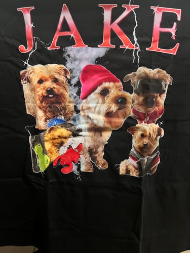 Customer photo review of CUSTOM VINTAGE TEE