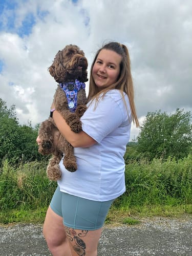 Customer photo review of Walkies Ready® - Cycling Shorts - Duck Egg