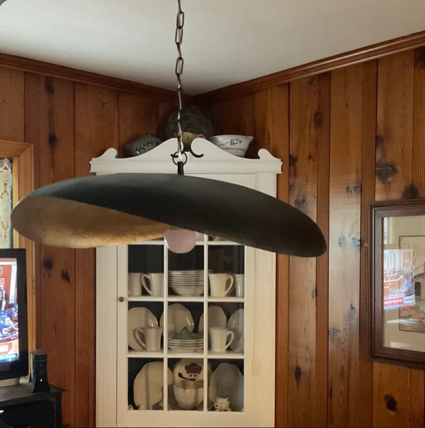 Customer photo review of Antique Pendant Light