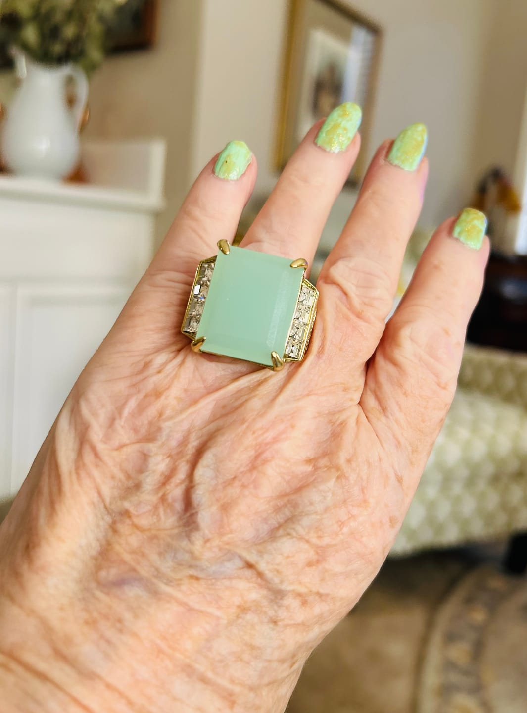 Customer photo review of HEIDI DAUS® "Rock Ensemble" Crystal Deco Ring