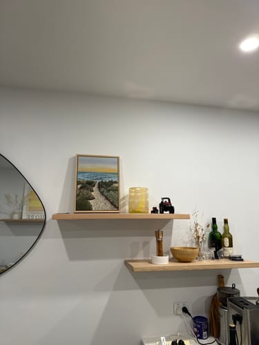 Customer photo review of Floating Shelf