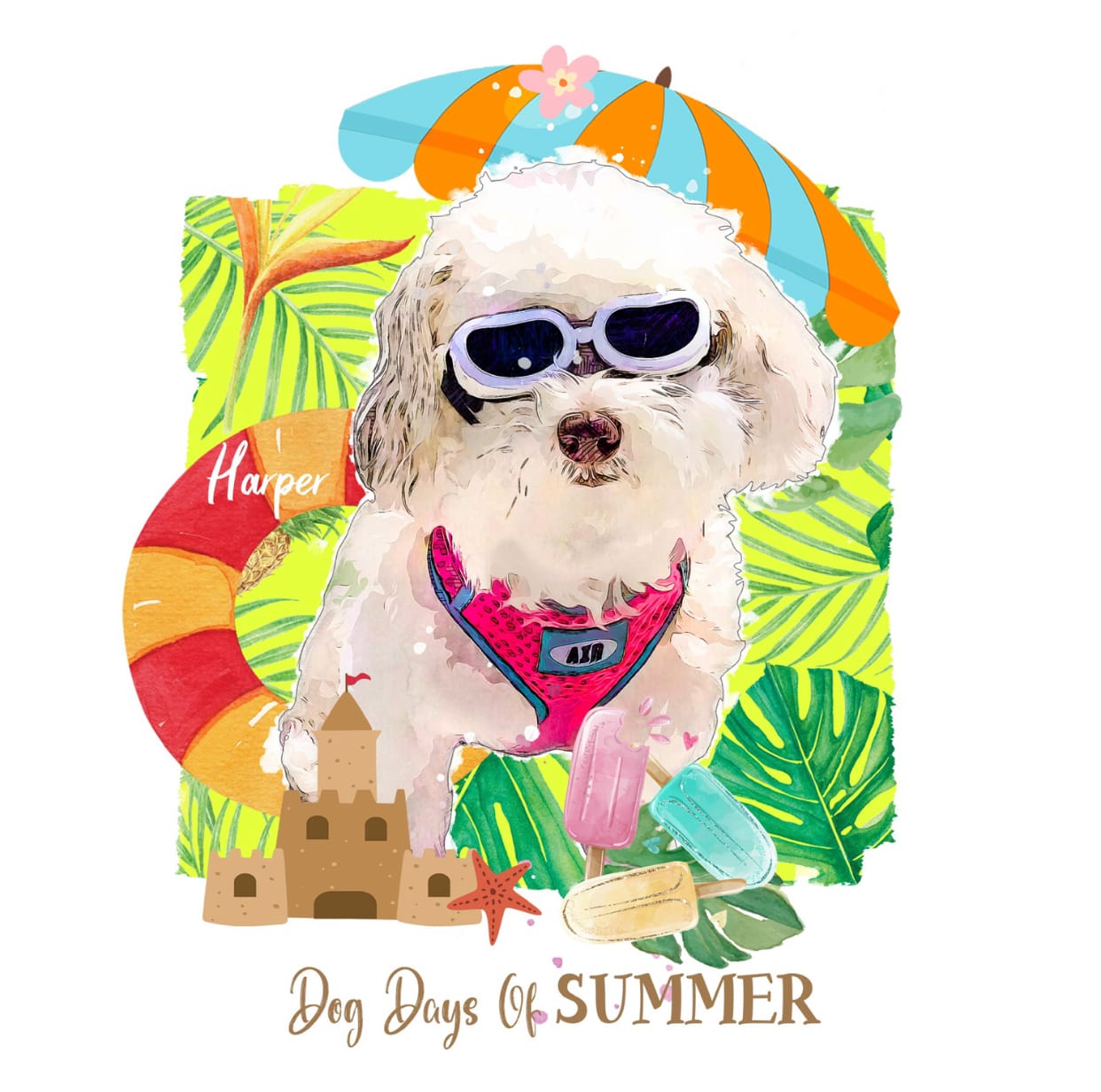 Customer photo review of Pet Pop Art - Summer 2024 (SC)