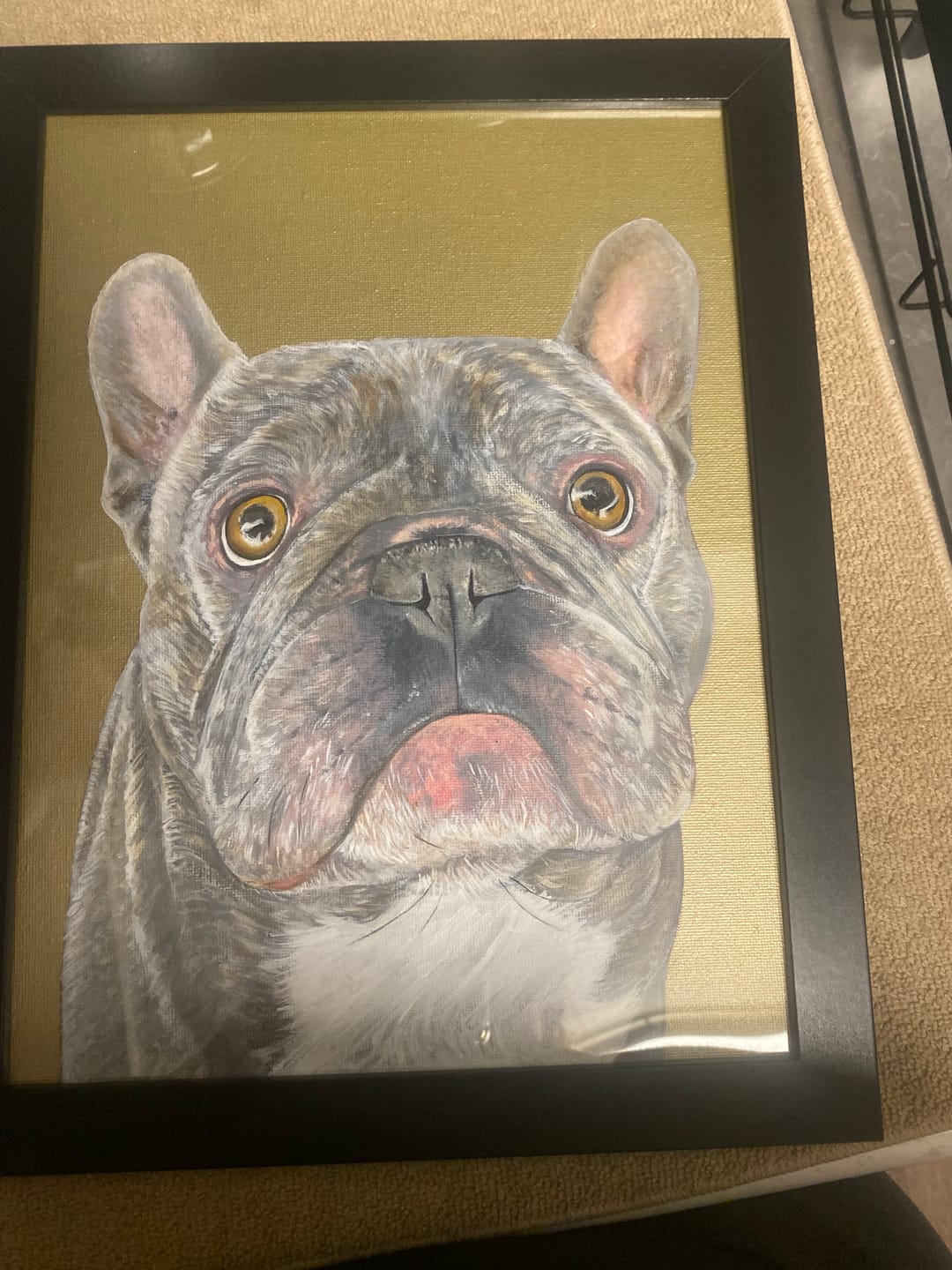 Customer photo review of Custom Pet Painting