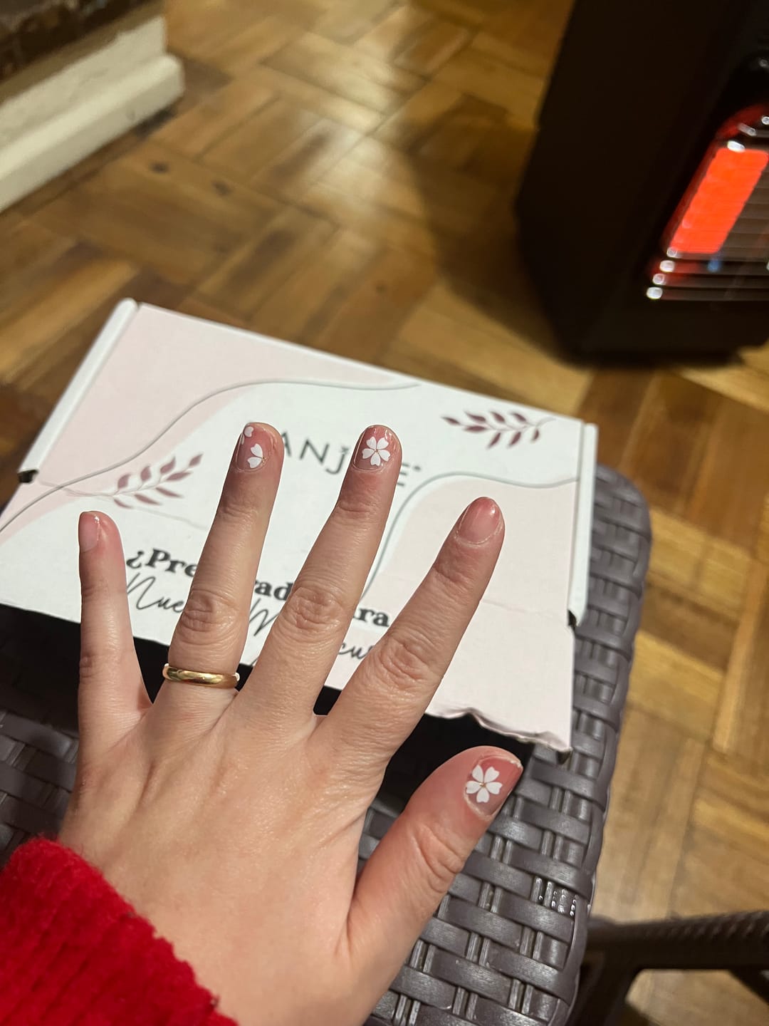 Customer photo review of Cherry Blossom | Stickers de Esmalte