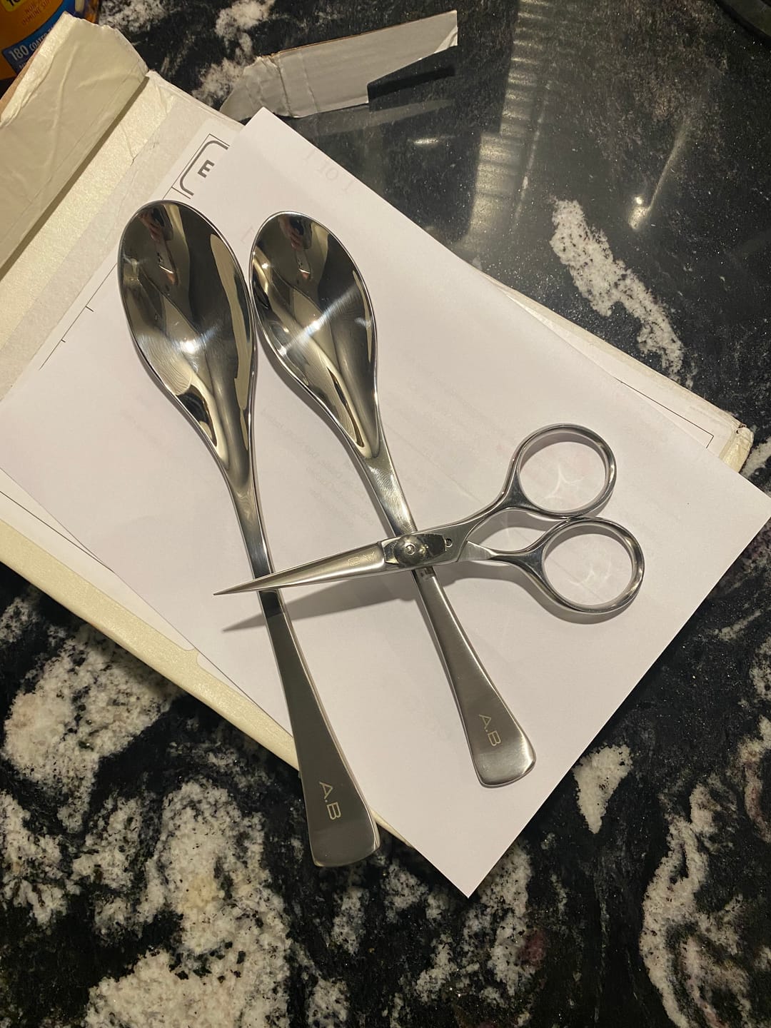 Customer photo review of SuperSharp Kitchen Scissors
