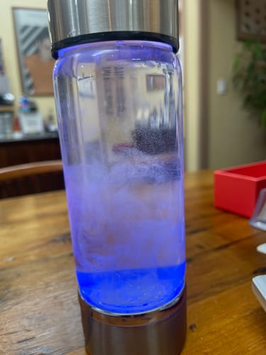 Customer photo review of HolyH2O™ Hydronizer Glass / Tritan® Body