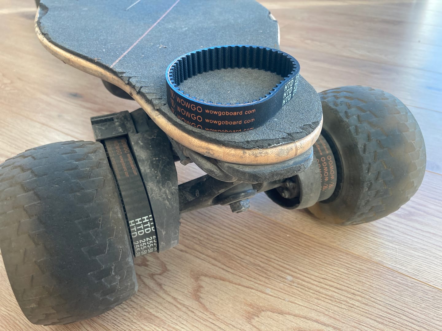 Customer photo review of 1 Pair of 5M Belts For WowGo Electric Skateboards