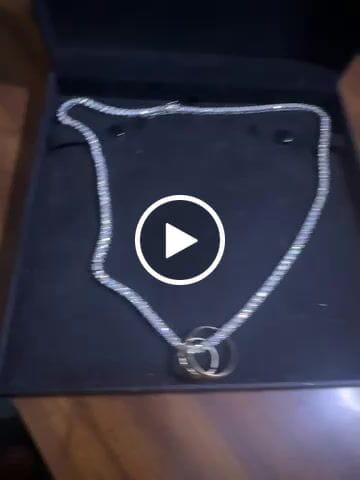 Customer video review of Moissanite Tennis Chain 14K Gold (ALL SIZES)