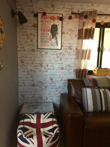 Customer photo review of Brick Wallpaper - Many Different Styles