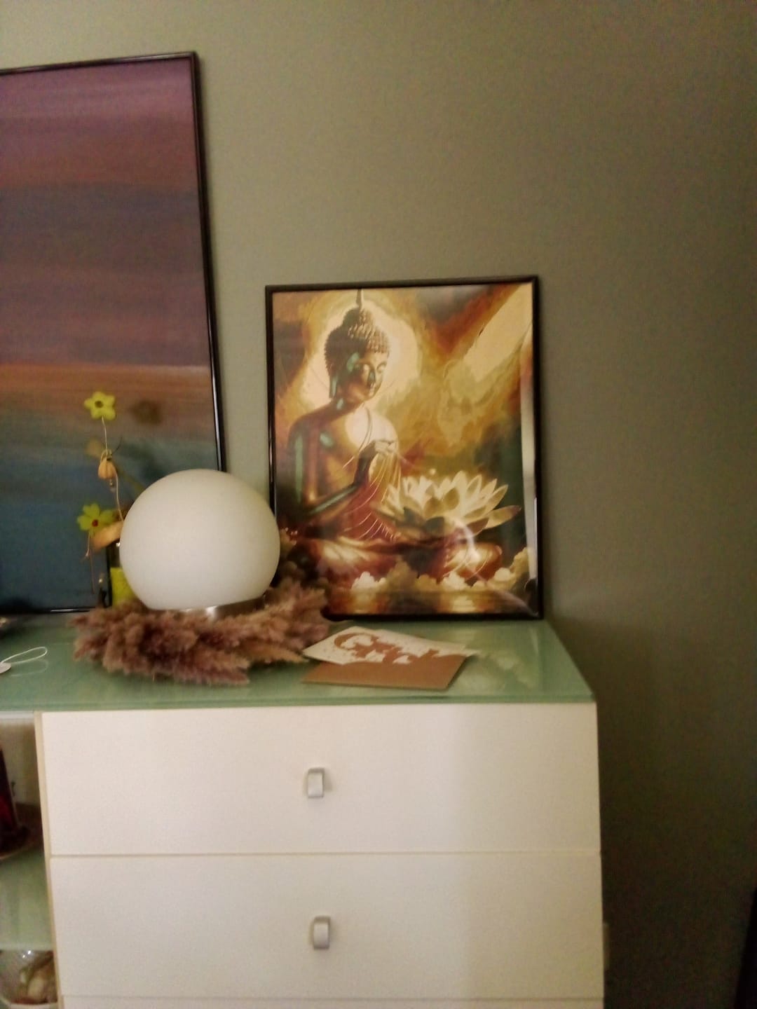 Customer photo review of Malen nach Zahlen - Buddha mit weißer Lotusblume