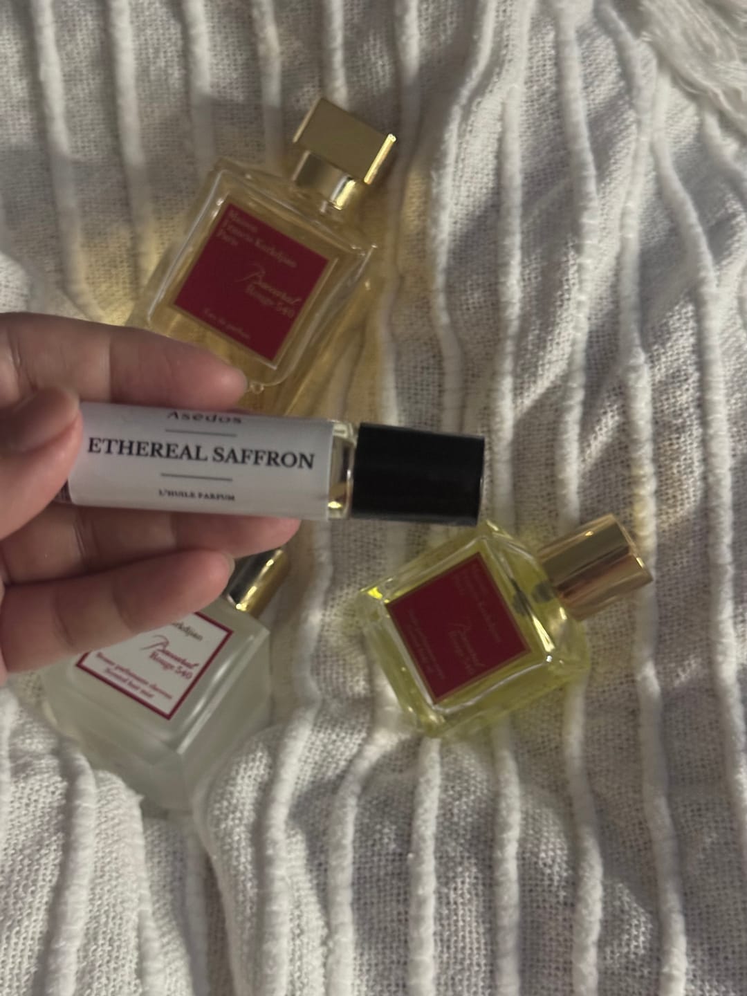 Customer photo review of ETHEREAL SAFFRON PERFUME OIL