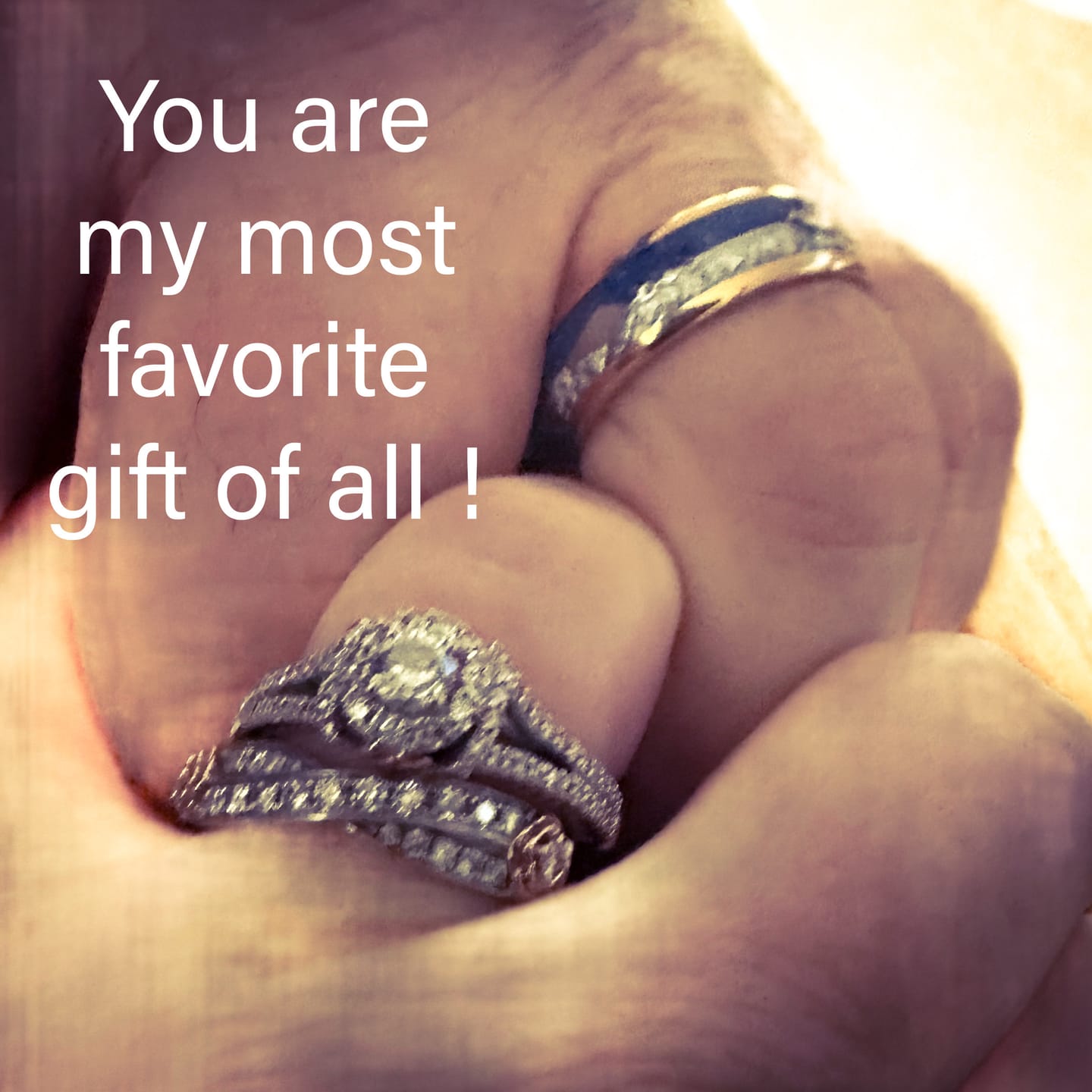 Customer photo review of 8mm- ROSE GOLD TUNGSTEN ARROW RING W/ BLUE LAPIS LAZULI, FAUX METEORITE,