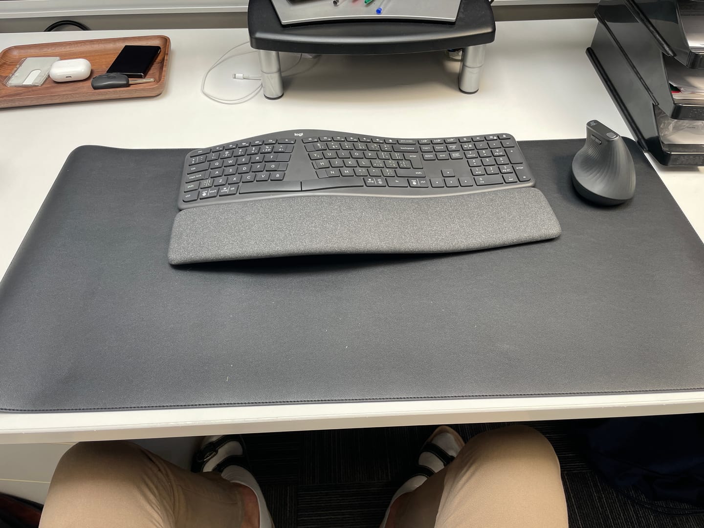 Customer photo review of Premium Desk Mat - Black