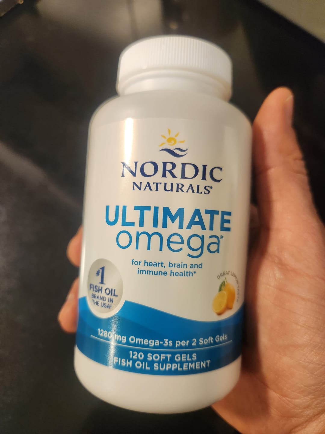 Customer photo review of Ultimate Omega-3 1.280 mg-120 softgel