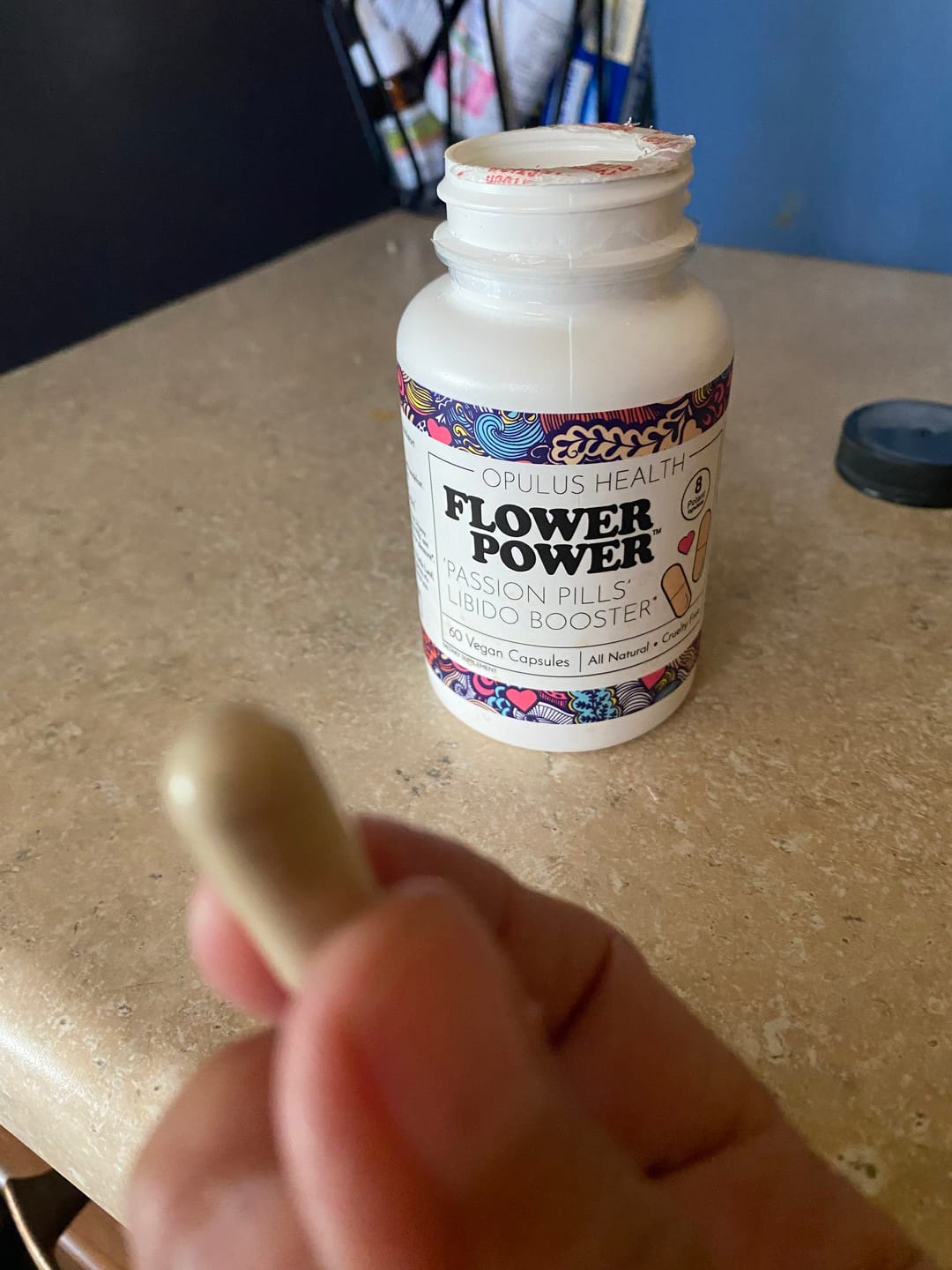 Customer photo review of Flower Power® 'Passion Pills' Libido Blend (60ct/ea)