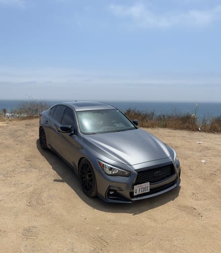 Customer photo review of 2018-Up Infiniti Q50 Front Bumper Grille Cover