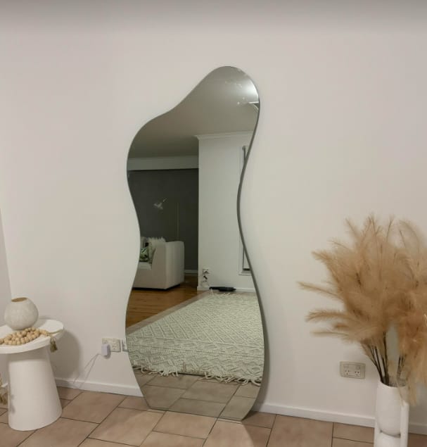 Customer photo review of Cassia - Frameless Full Length Mirror