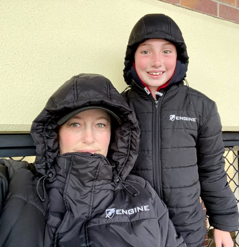 Customer photo review of Longline Puffer Jacket