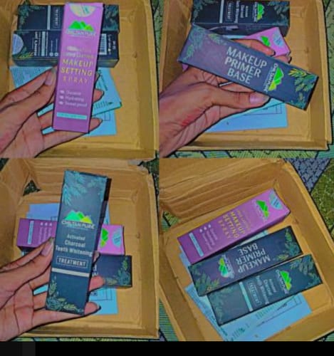 Customer photo review of Makeup Primer Base – Light-Weight Formula, Hydrates & Mattifies Skin, Minimizes Pores & Enhances Skin’s Natural Glow