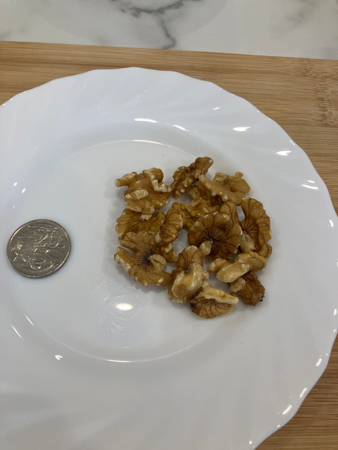 Customer photo review of Raw Australian Walnut Kernels