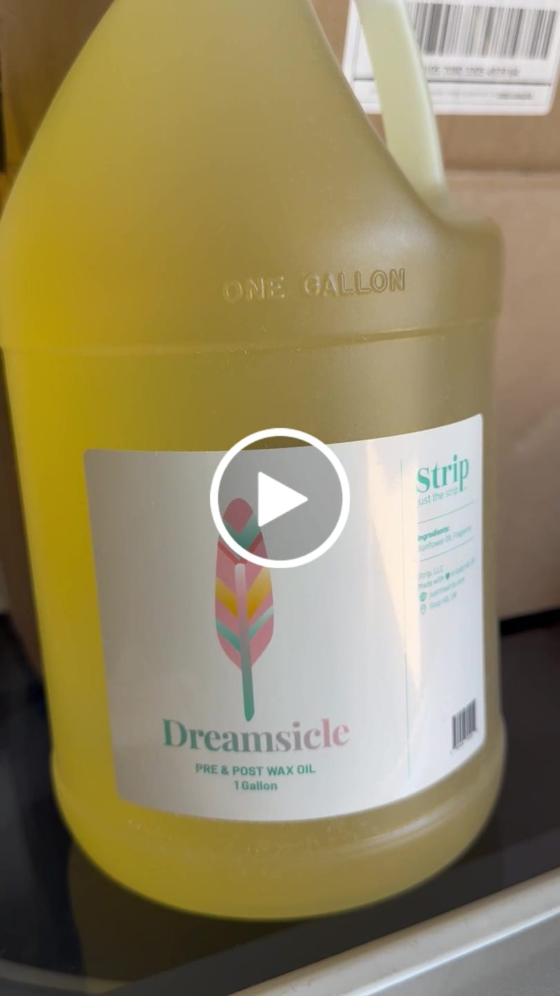 Customer video review of Pre & Post Waxing Oils (PRO Bulk Sizes)