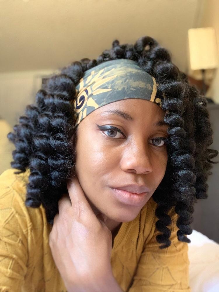 Customer photo review of Zury Sis Brazilian 100% Remy Human Hair Wig HR-BRZ JERRY