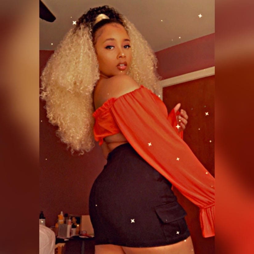 Customer photo review of Sensationnel Instant Up & Down Pony Wrap Synthetic Half Wig - UD 3