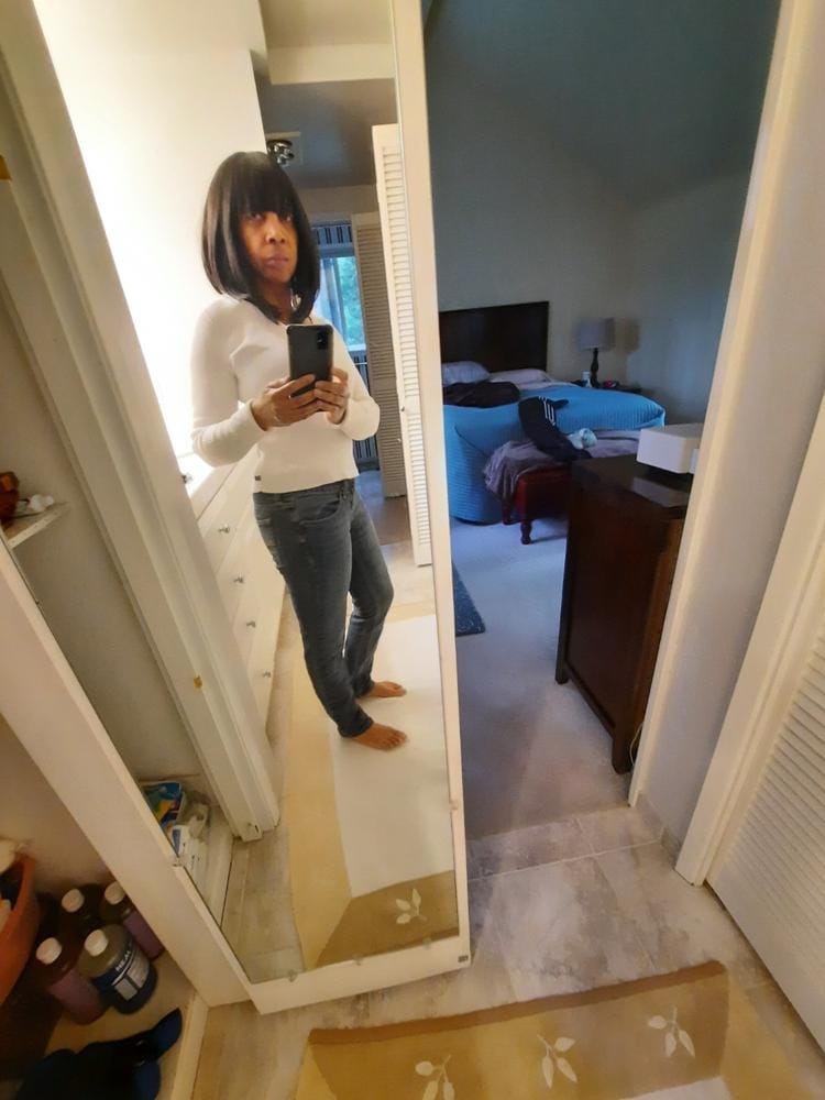 Customer photo review of Outre Synthetic Lace Part Daily Wig - DEANDRA