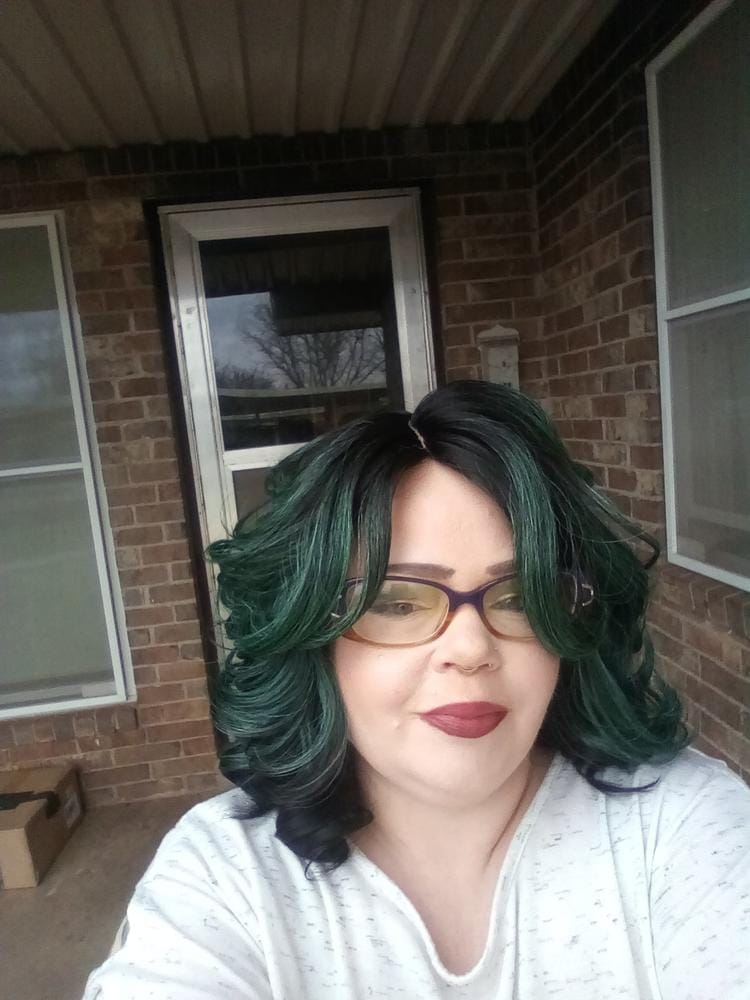 Customer photo review of It's A Wig Dream A Line Synthetic Hair Wig - MAGIC