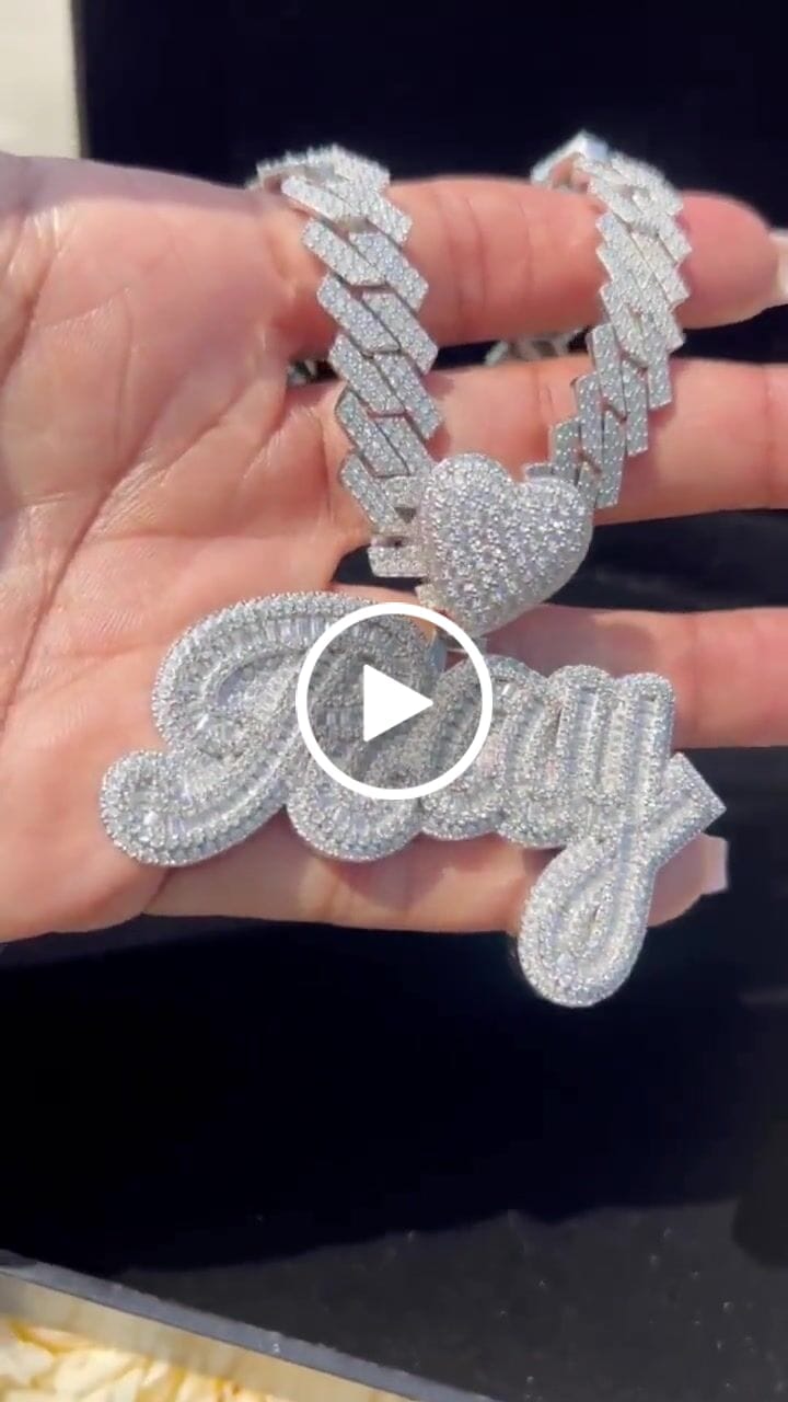 Customer video review of ROSIE ICEY HEART NECKLACE