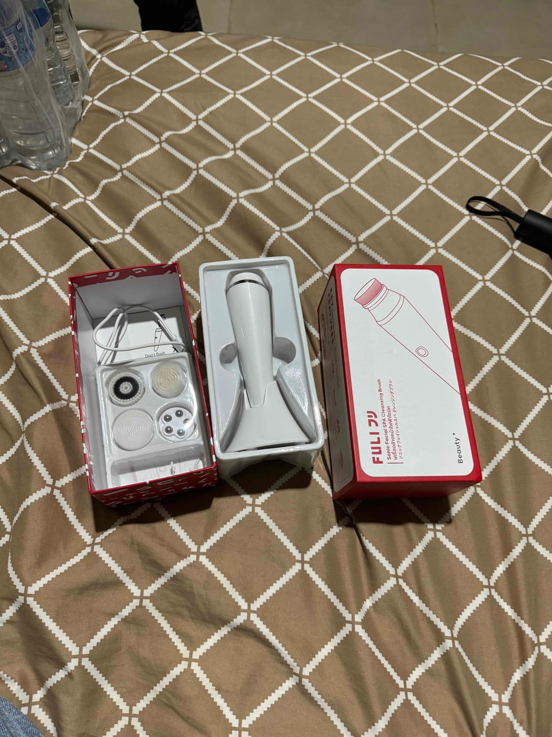 Customer photo review of เครื่องล้างหน้าไฟฟ้าโซนิค | FULI Sonic Facial SPA Cleansing Brush
