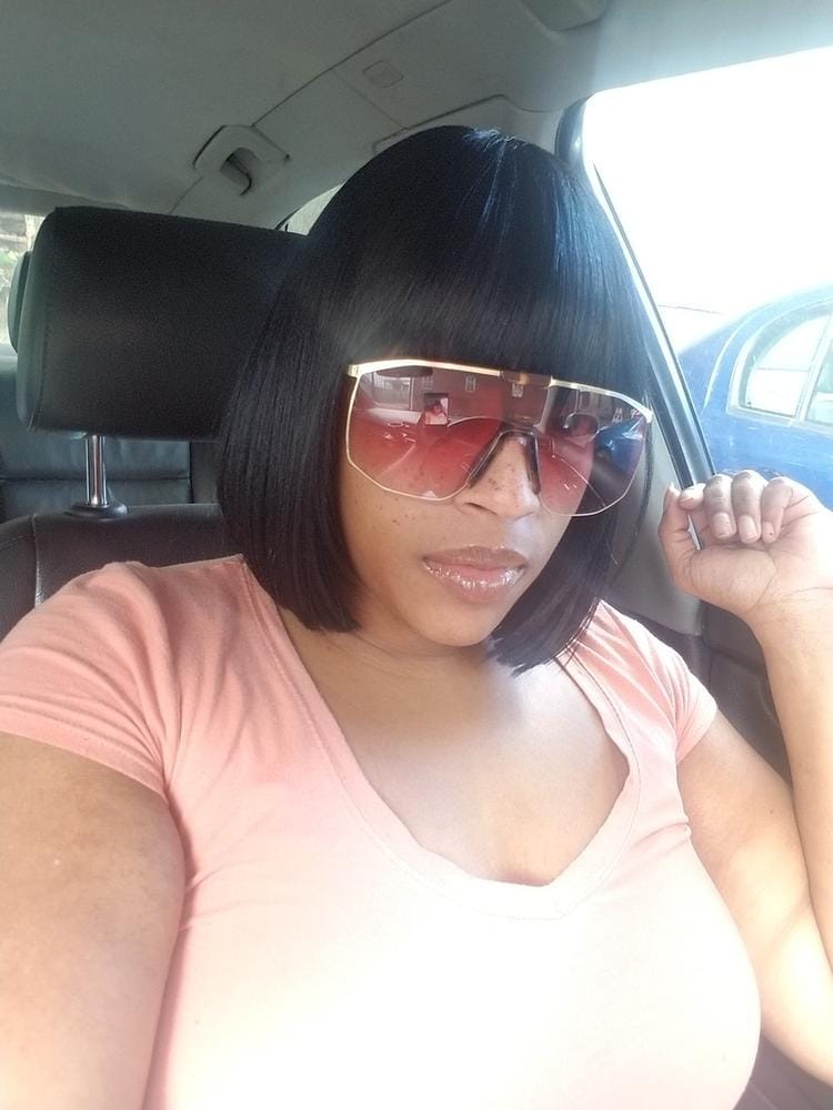 Customer photo review of Model Model Clean Cap Protectif Style Synthetic Hair Wig - NUMBER 17