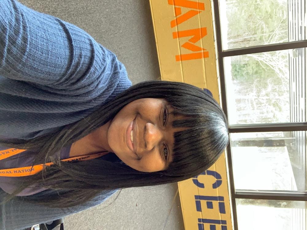 Customer photo review of Isis Brown Sugar Human Hair Mix Wig BS103