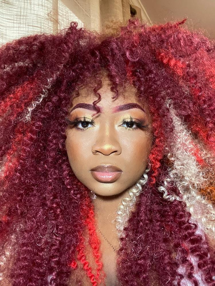 Customer photo review of Sensationnel Lulutress Crochet Braid WATER WAVE 18"