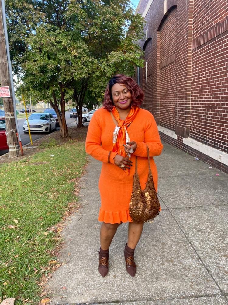 Customer photo review of Isis Brown Sugar Human Hair Mix Wig BS120
