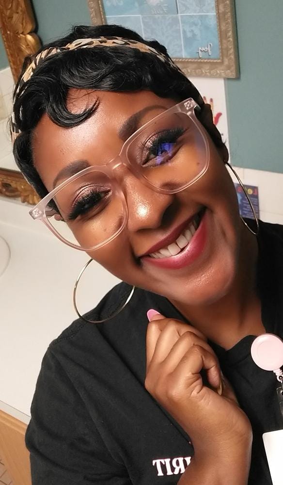 Customer photo review of It's A Wig Synthetic Hair Full Wig - NUNA