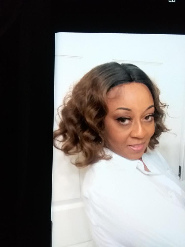 Customer photo review of Outre Synthetic Lace Part Daily Wig - ZENYA