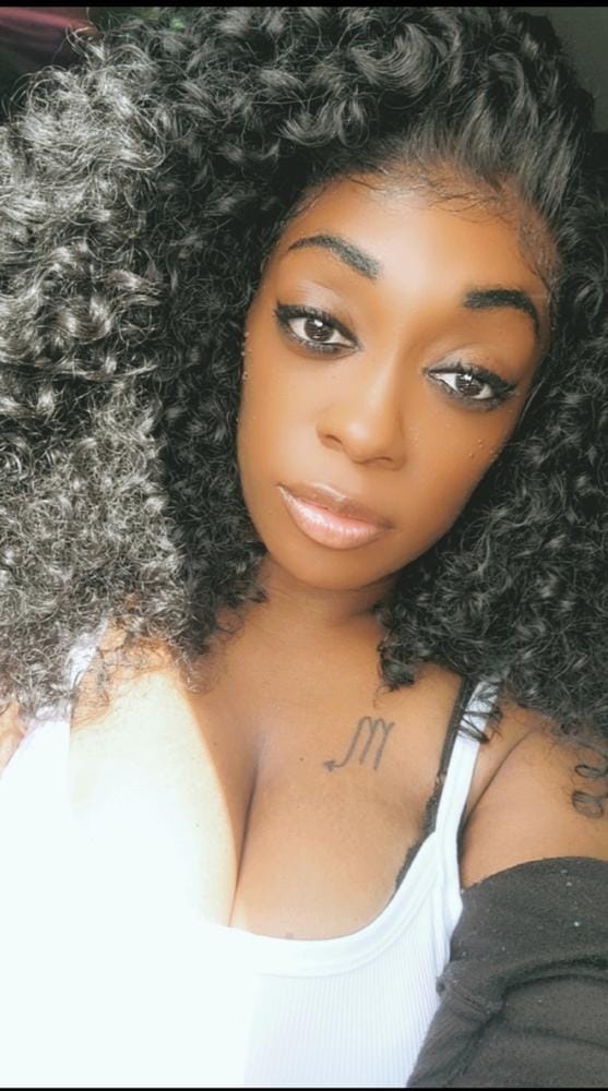 Customer photo review of Outre Synthetic Lace Front Wig Perfect Hairline 13x6 - DOMINICA