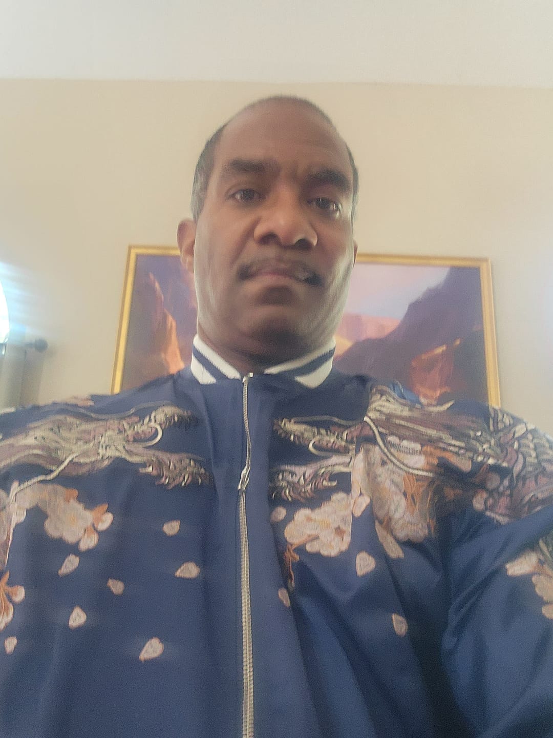 Customer photo review of Double Dragon & Phoenix Sukajan Souvenir Jacket