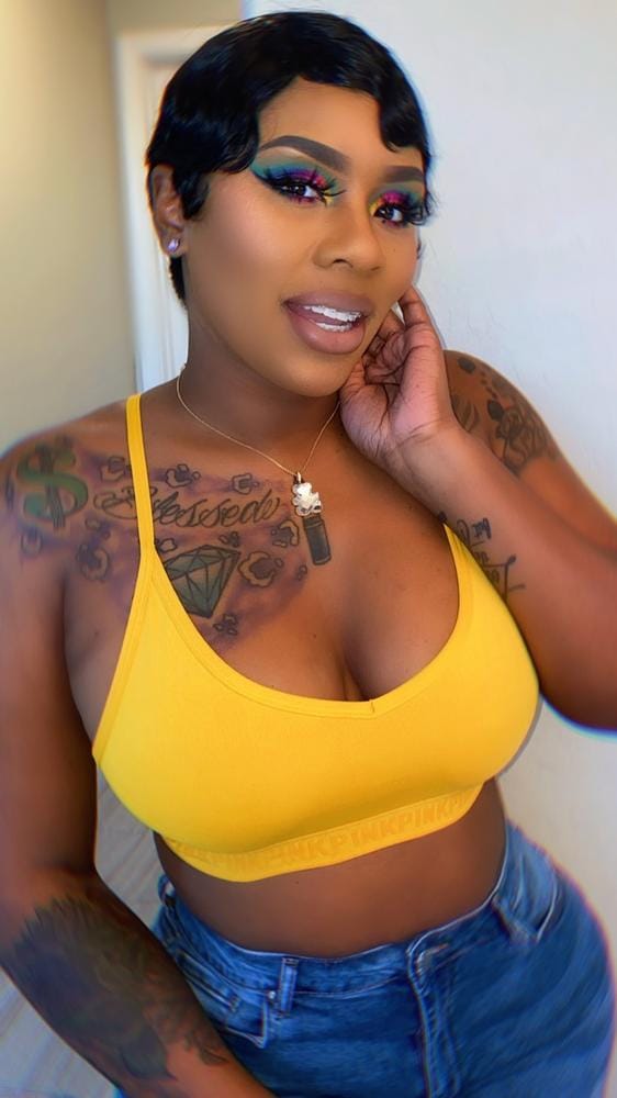 Customer photo review of Janet Collection Human Hair Wig MOMMY