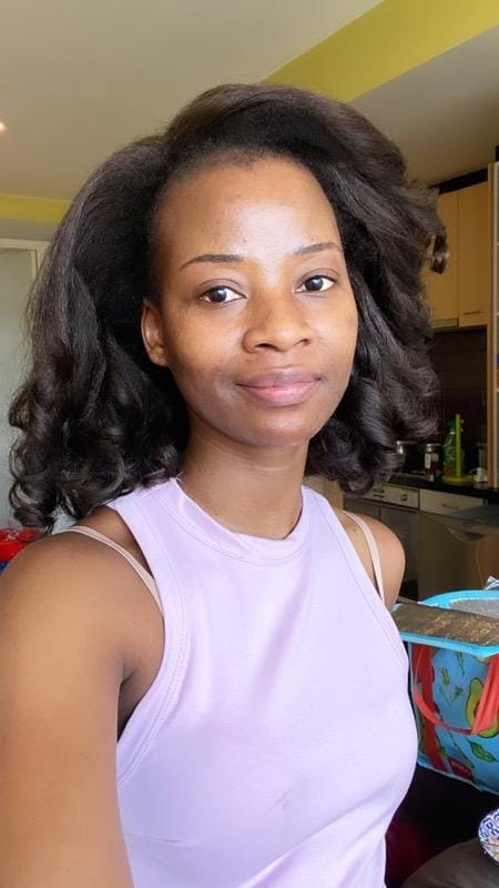 Customer photo review of Sensationnel Instant Weave Curls Kinks & CO Synthetic Half Wig - BOSS LADY/TOP LADY