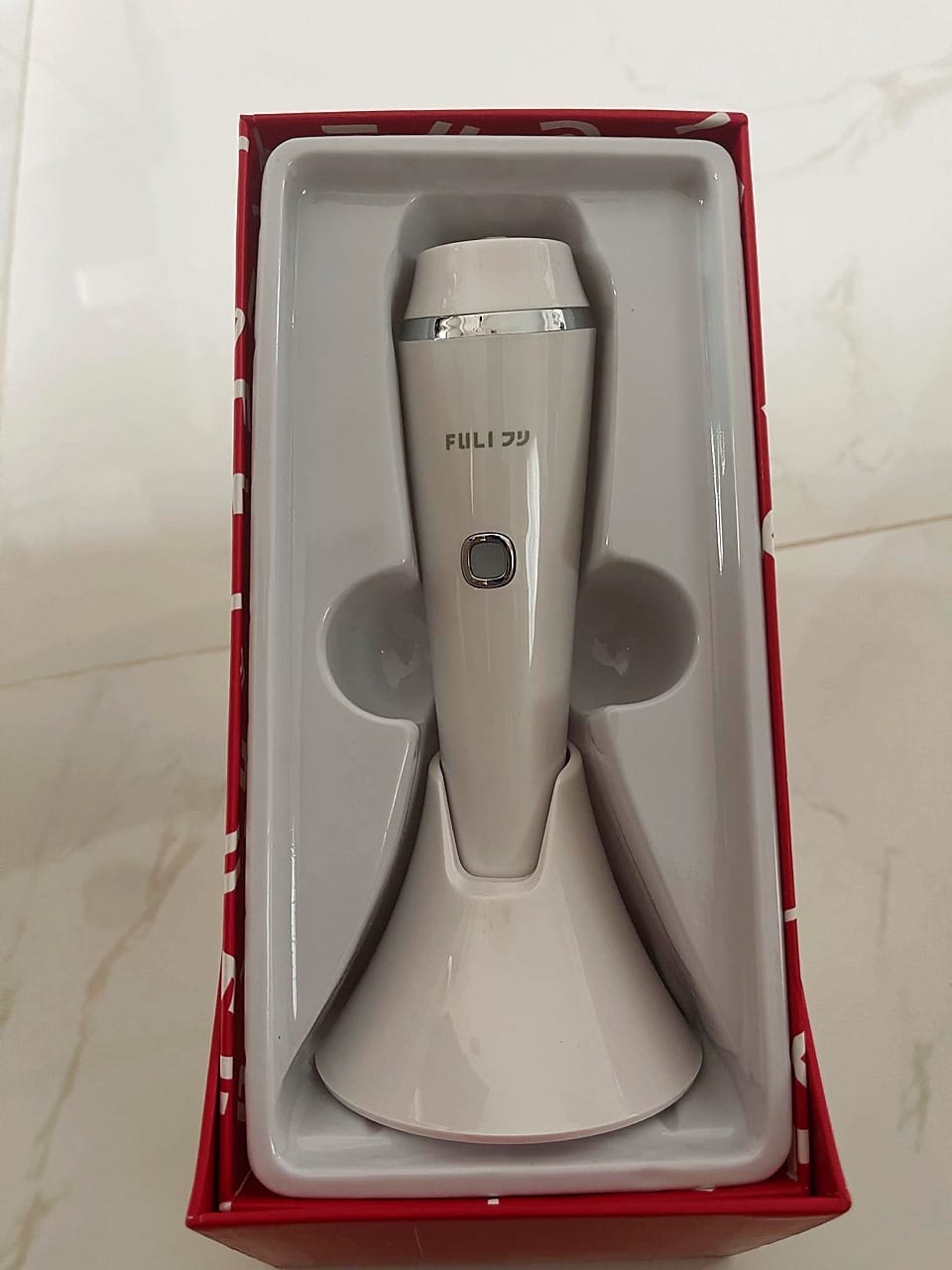 Customer photo review of เครื่องล้างหน้าไฟฟ้าโซนิค | FULI Sonic Facial SPA Cleansing Brush
