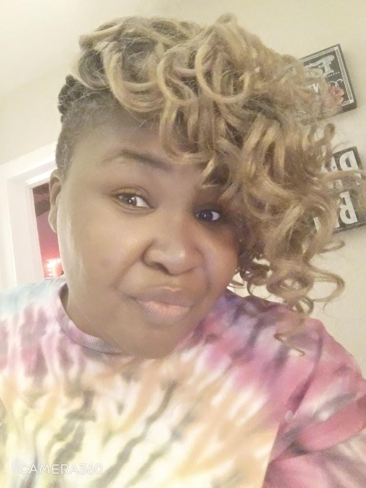 Customer photo review of Freetress Braid 2X Wand Curl Crochet Braid REMEDY CURL