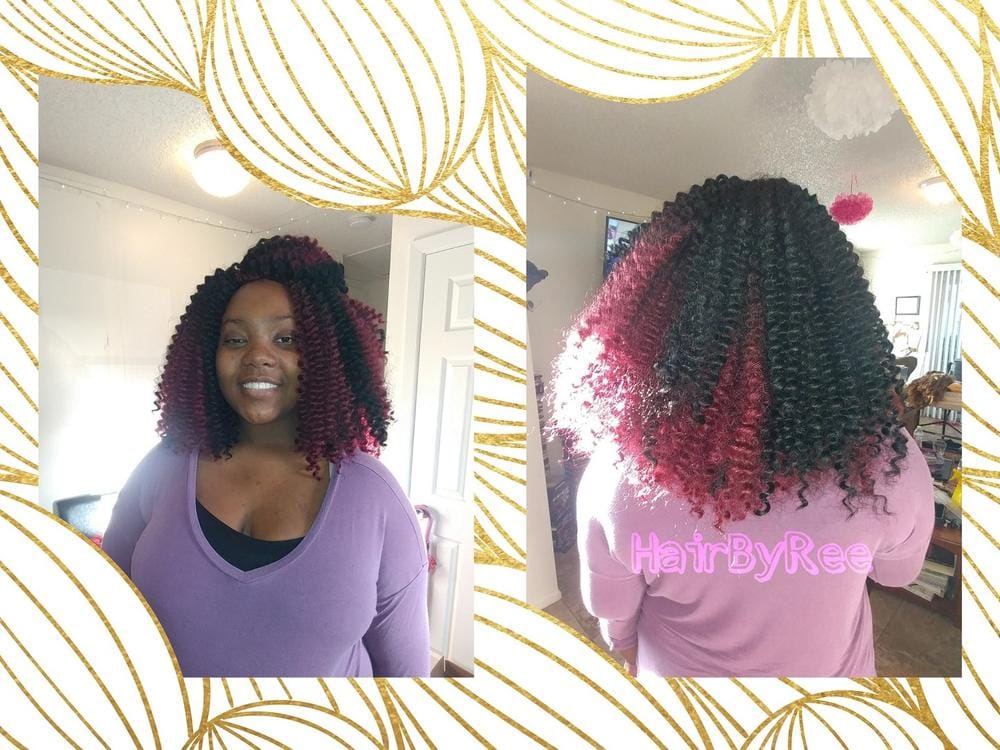 Customer photo review of Sensationnel Lulutress Crochet Braid WATER WAVE 18"