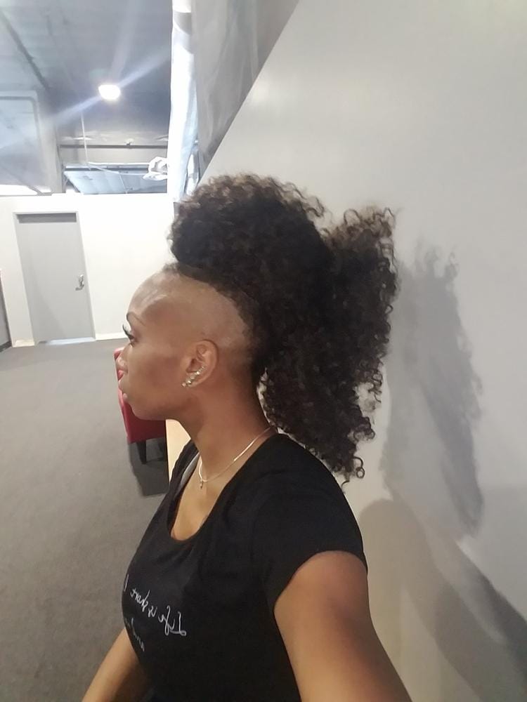 Customer photo review of Freetress Braid 2X Wand Curl Crochet Braid SOFT BABY CURL