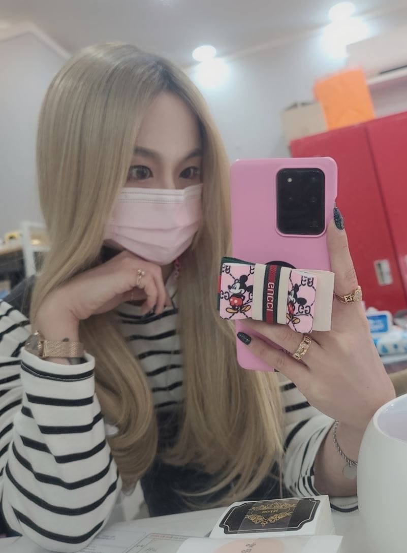 Customer photo review of *Handmade* Full Wig) Lyrica Straight 21inch
