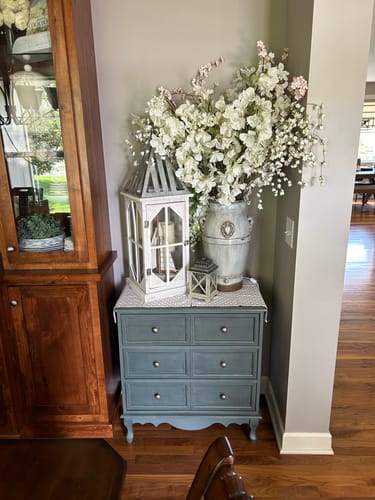 Customer photo review of Galatea 30" Tall 3 - Drawer Nightstand With Charging Station