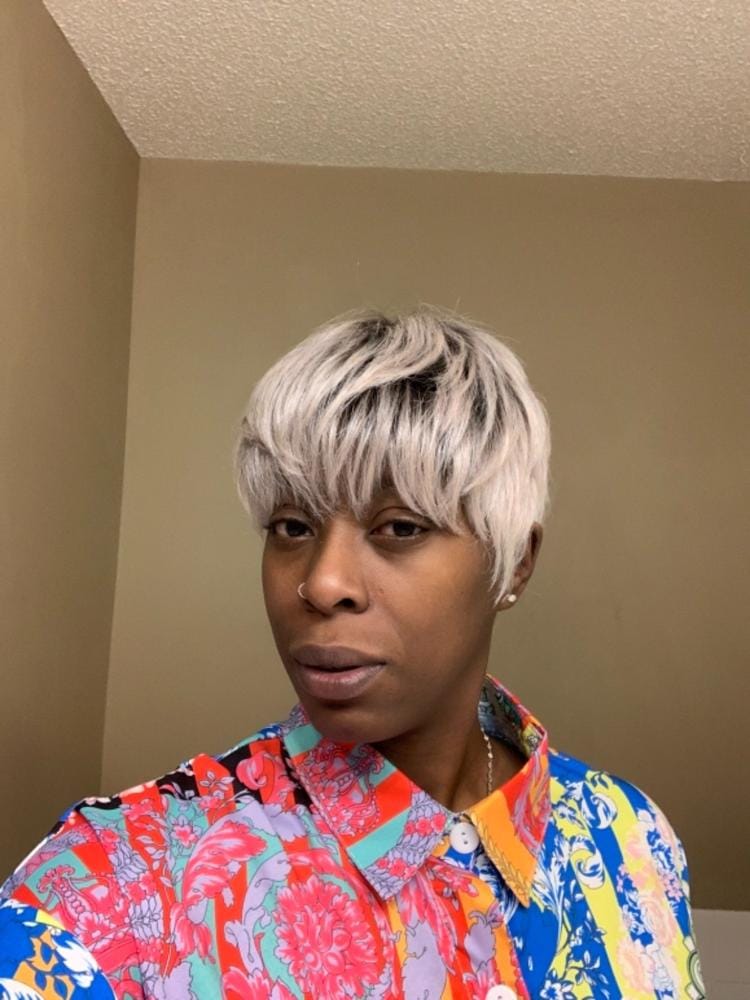 Customer photo review of Outre Wigpop Synthetic Wig NOLA